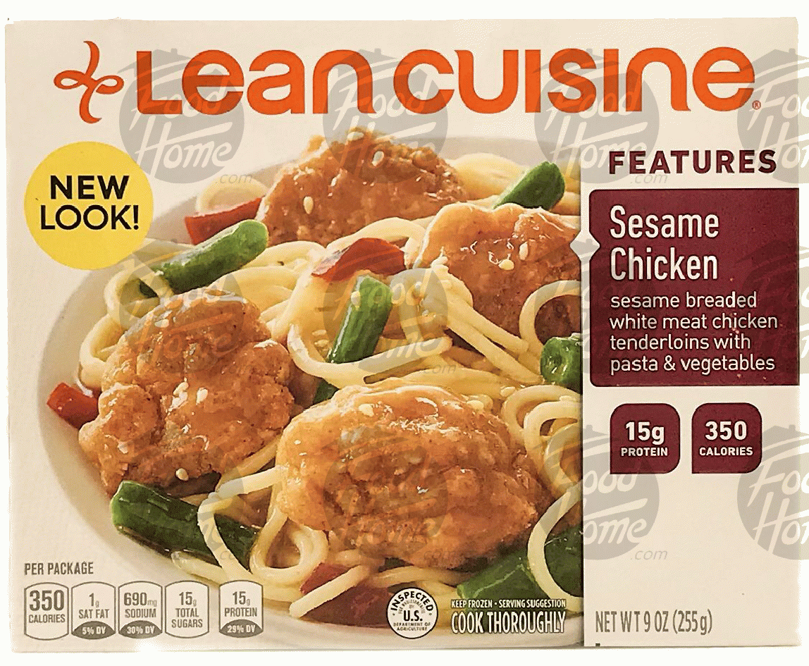 Lean Cuisine Marketplace sesame chicken with pasta and vegetables Full-Size Picture